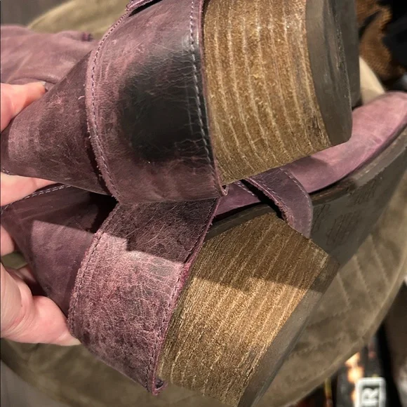 John Fluevog Purple Adriana Luna Boots - Picture 6 of 7